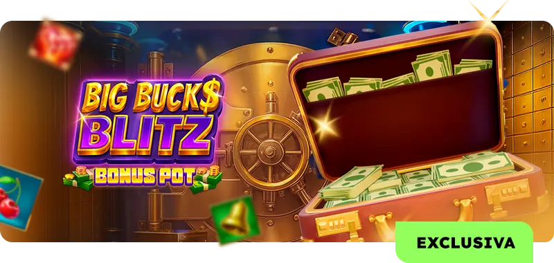 Promoción Big Bucks Blitz Bonus Pot en Casino Barcelona